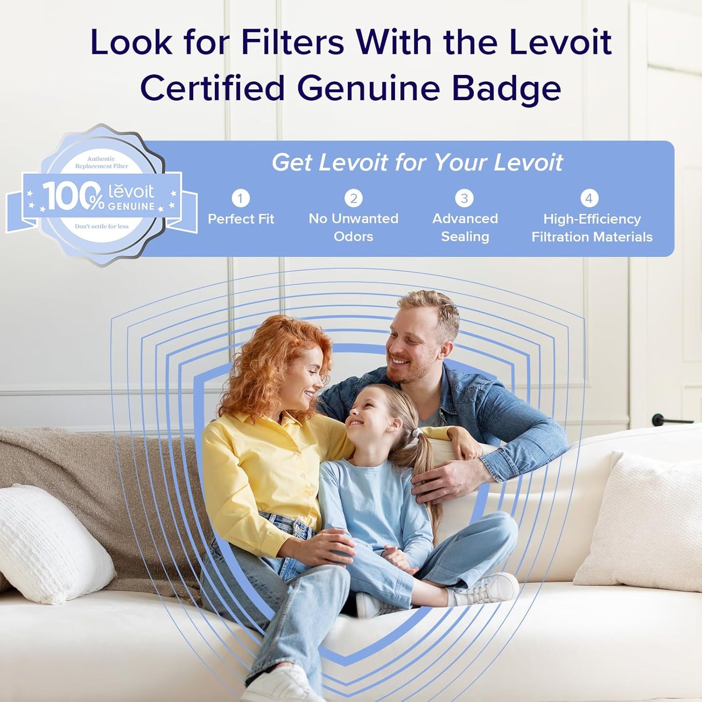 Air Purifiers for Bedroom Home, 3-In-1 Filter Cleaner with Fragrance Sponge for Better Sleep, Filters Smoke, Allergies, Pet Dander, Odor, Dust, Office, Desktop, Portable, Core Mini-P, White